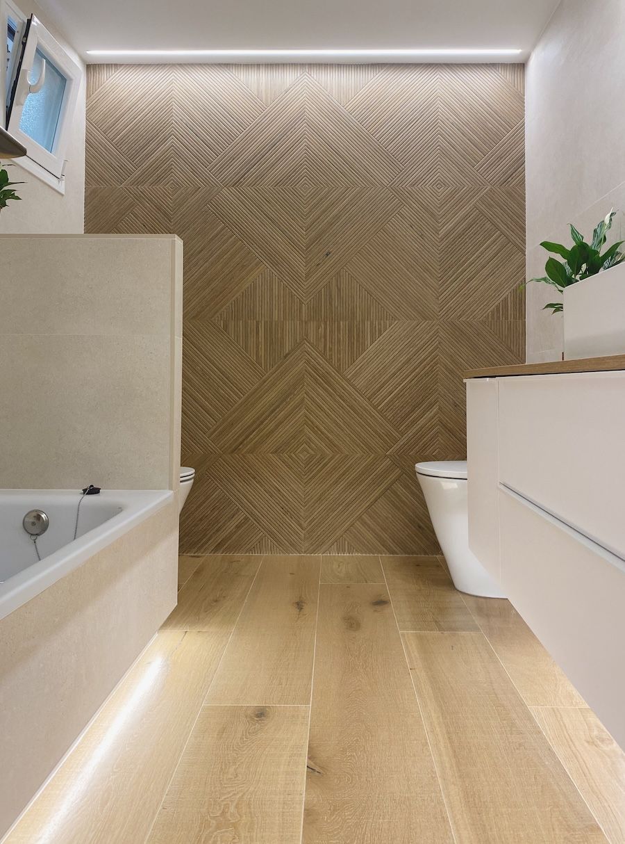baño madera
