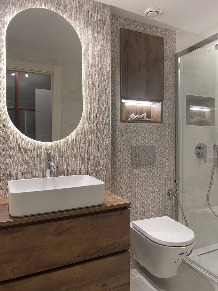 baño moderno con ducha
